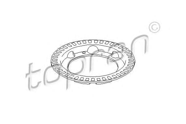 110 845 Topran Монтажный комплект защитной накладки