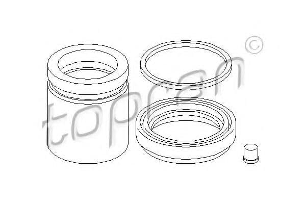 111 692 Topran Ремкомплект тормозного суппорта