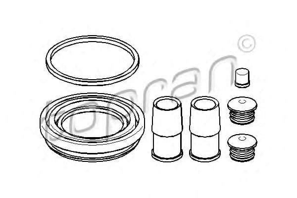 108 347 Topran Ремкомплект гальмівного супорта