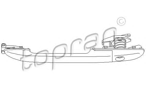 109 911 Topran Ручка двери