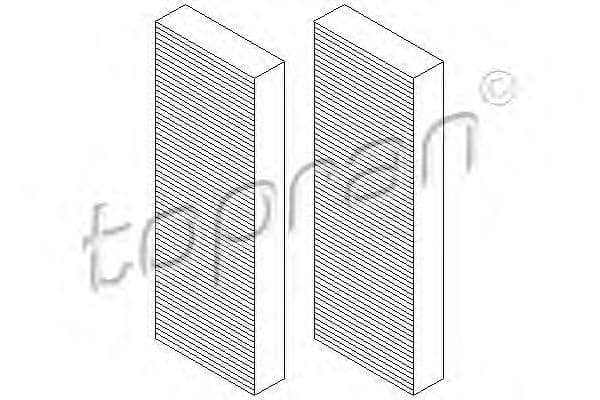 112 297 Topran Фільтр салону для Audi A6