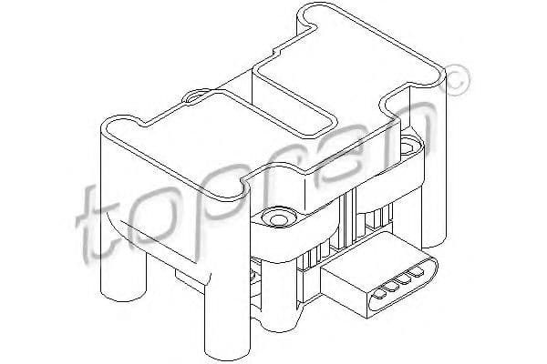 109 316 Topran Катушка зажигания