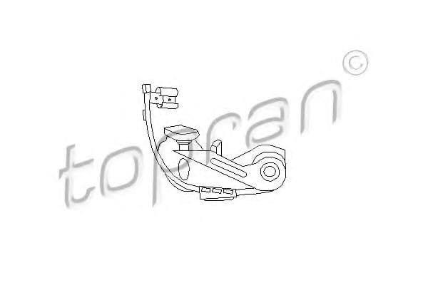 100 709 Topran Контактная группа распределителя зажигания