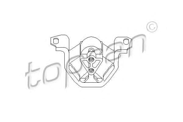 201 390 Topran Подушка двигуна