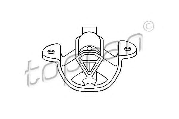 201 396 Topran Подушка двигуна