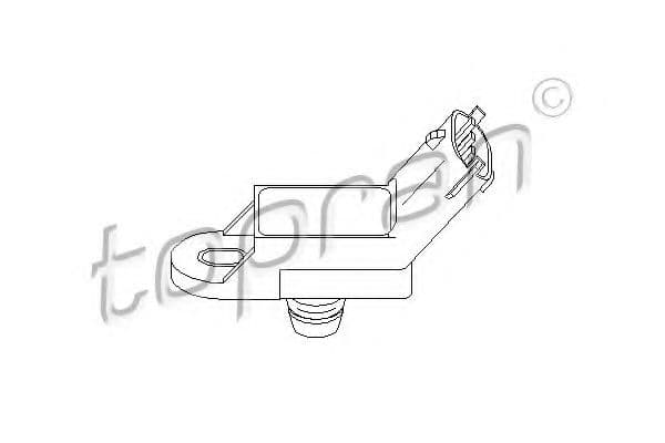 207 420 Topran Датчик тиску системи впуску