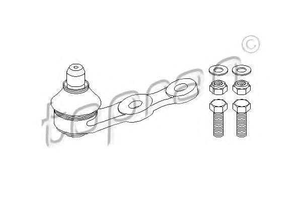 202 426 Topran Шаровая опора