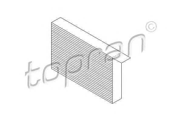 207 480 Topran Фільтр салону для Opel Agila