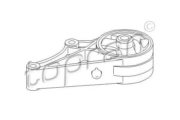 206 579 Topran Подушка двигуна