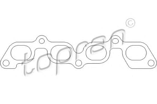 301 862 Topran Прокладка випускного колектора