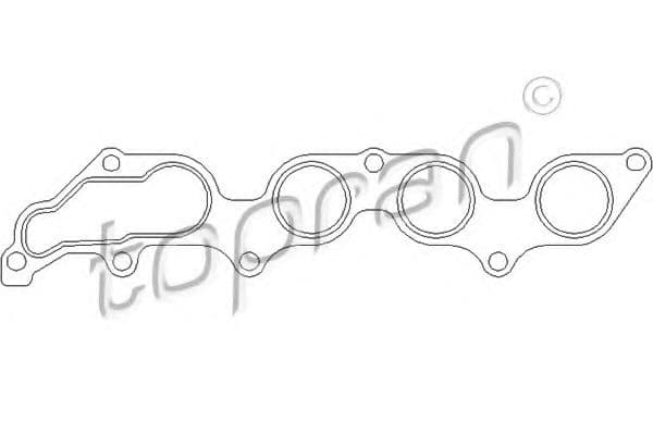 302 233 Topran Прокладка випускного колектора
