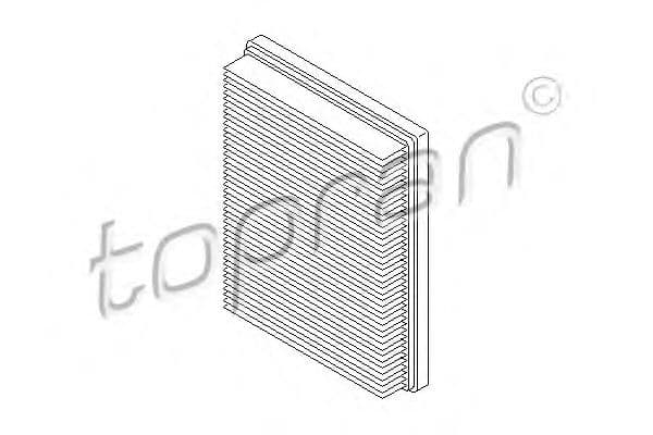 302 124 Topran Воздушный фильтр