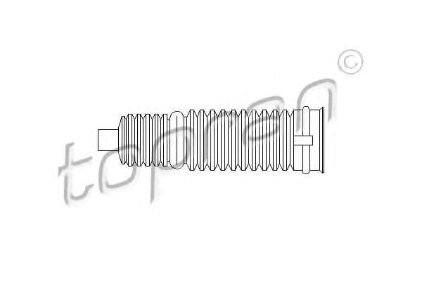 302 206 Topran Пильник кермової рейки