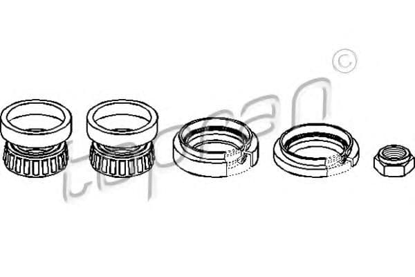 300 183 Topran Подшипник ступицы колеса