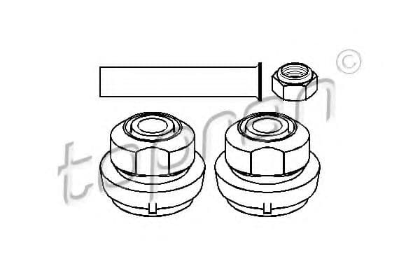 400 121 Topran Ремкомплект рычага