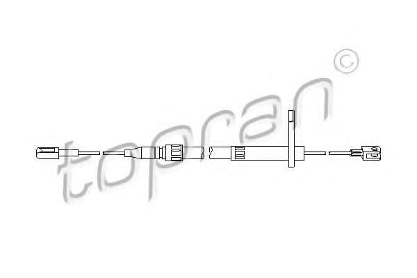 401 281 Topran Трос ручного тормоза