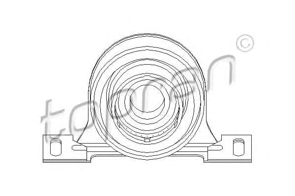 501 594 Topran Проміжний підшипник карданного вала