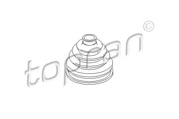 500 609 Topran Пыльник ШРУСа