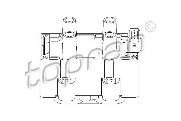 700 221 Topran Котушка запалювання