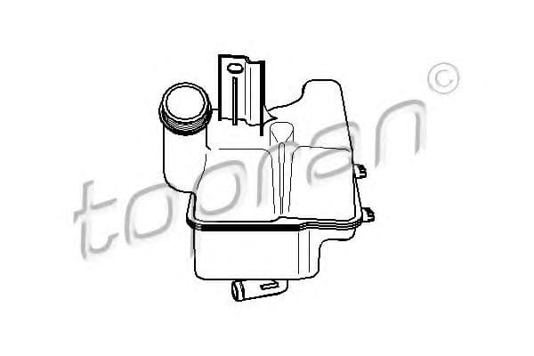 700 470 Topran Бачок охолоджувальної рідини для Renault Laguna
