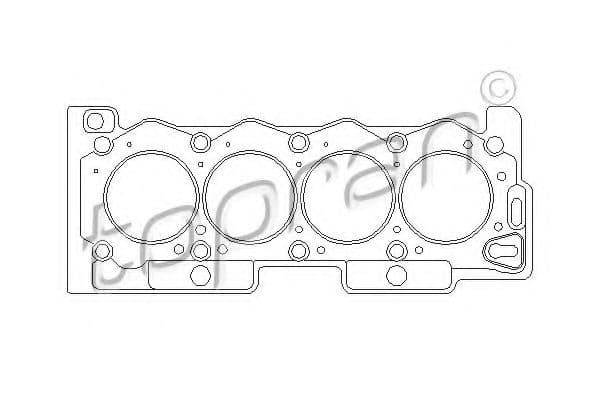 722 338 Topran Прокладка ГБЦ