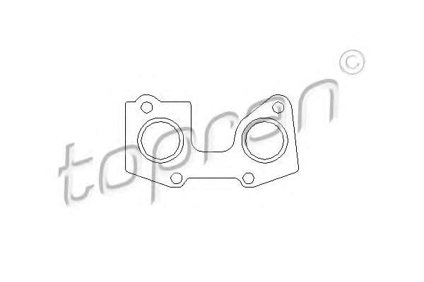 722 193 Topran Прокладка випускного колектора