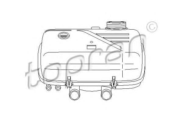 721 994 Topran Бачок охолоджувальної рідини