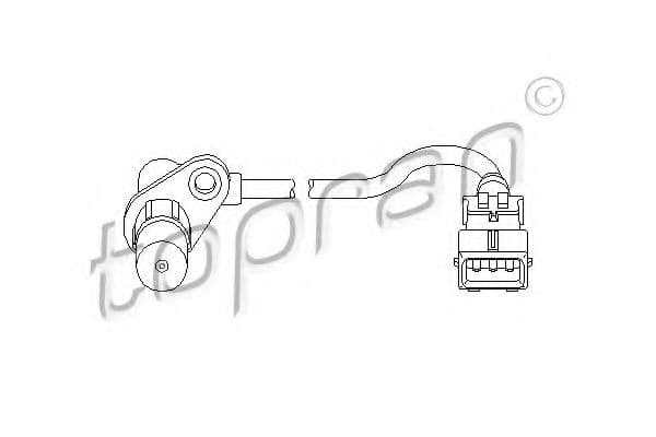 721 674 Topran Датчик положения коленвала