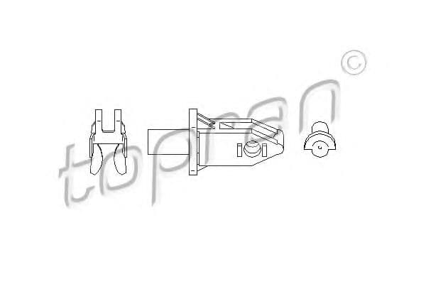 722 138 Topran Трос сцепления для Citroen Xantia