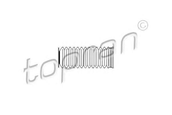 722 820 Topran Пильник кермової рейки