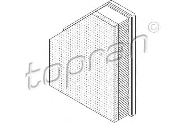 501 669 Topran Повітряний фільтр