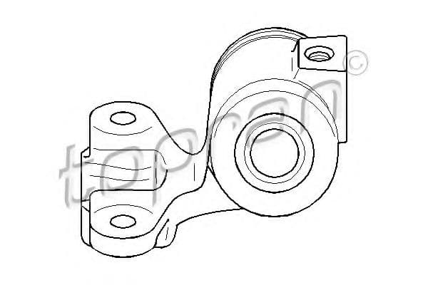 722 678 Topran Сайлентблок важеля