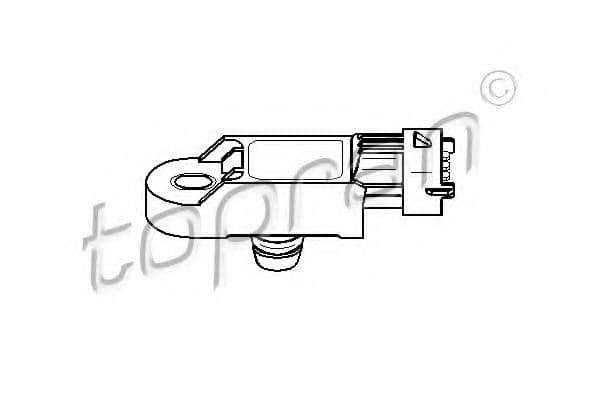207 832 Topran Датчик давления наддува