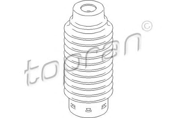 722 787 Topran Пильник амортизатора