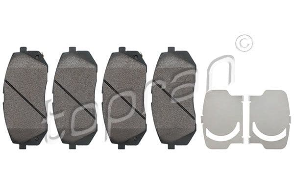 821253 Topran Тормозные колодки