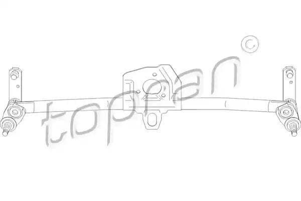 110698 Topran Трапеція склоочисника