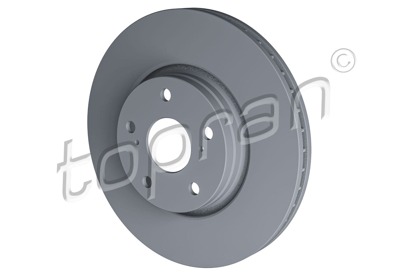 631167 Topran Гальмівний диск