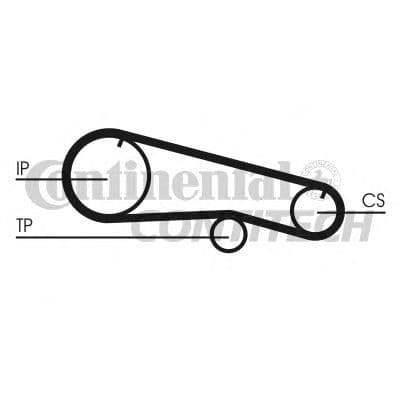 CT668 Contitech Ремень ГРМ