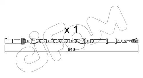 su312 Cifam Датчик зношення гальмівних колодок