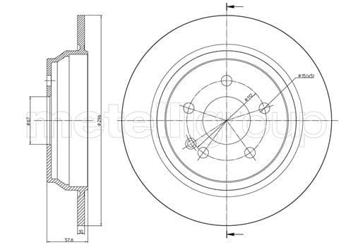 800-712 Cifam Гальмівний диск