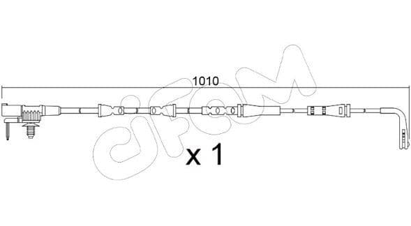 su397 Cifam Датчик износа тормозных колодок для Jaguar XE