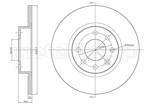 800-260 Cifam Тормозной диск