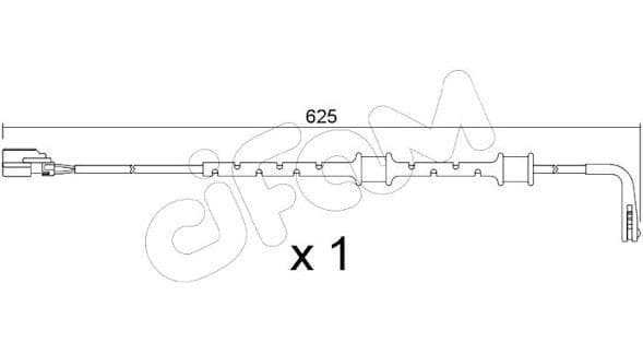 su382 Cifam Датчик износа тормозных колодок для Jaguar F-Type