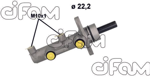 2021233 Cifam Главный тормозной цилиндр для Toyota Yaris