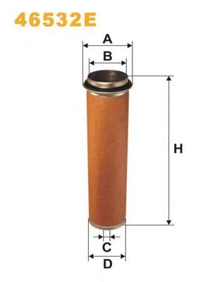 46532E WIX Filters Фільтр додаткового повітря