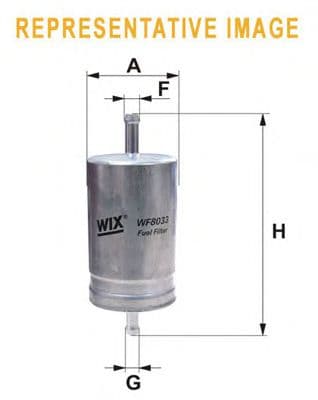 WF8463 WIX Filters Паливний фільтр