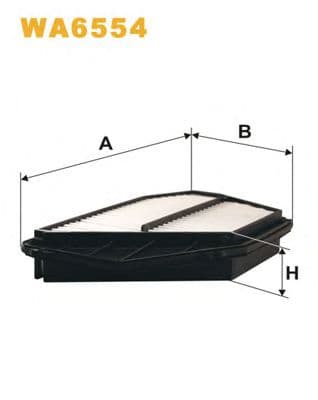 WA6554 WIX Filters Повітряний фільтр