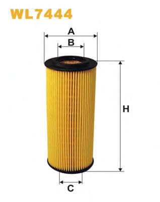 WL7444 WIX Filters Оливний фільтр