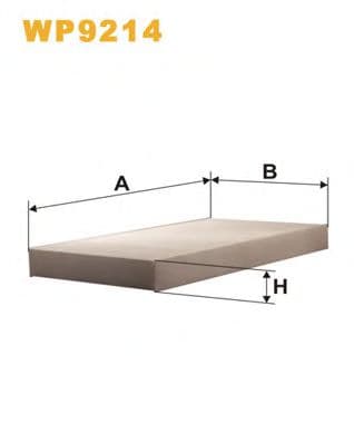 WP9214 WIX Filters Фильтр салона