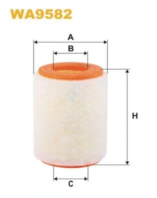WA9582 WIX Filters Воздушный фильтр